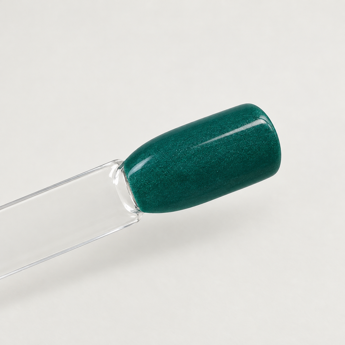TWOTONE Jade Current Dip & Acrylic Powder — applied color on sample nail
