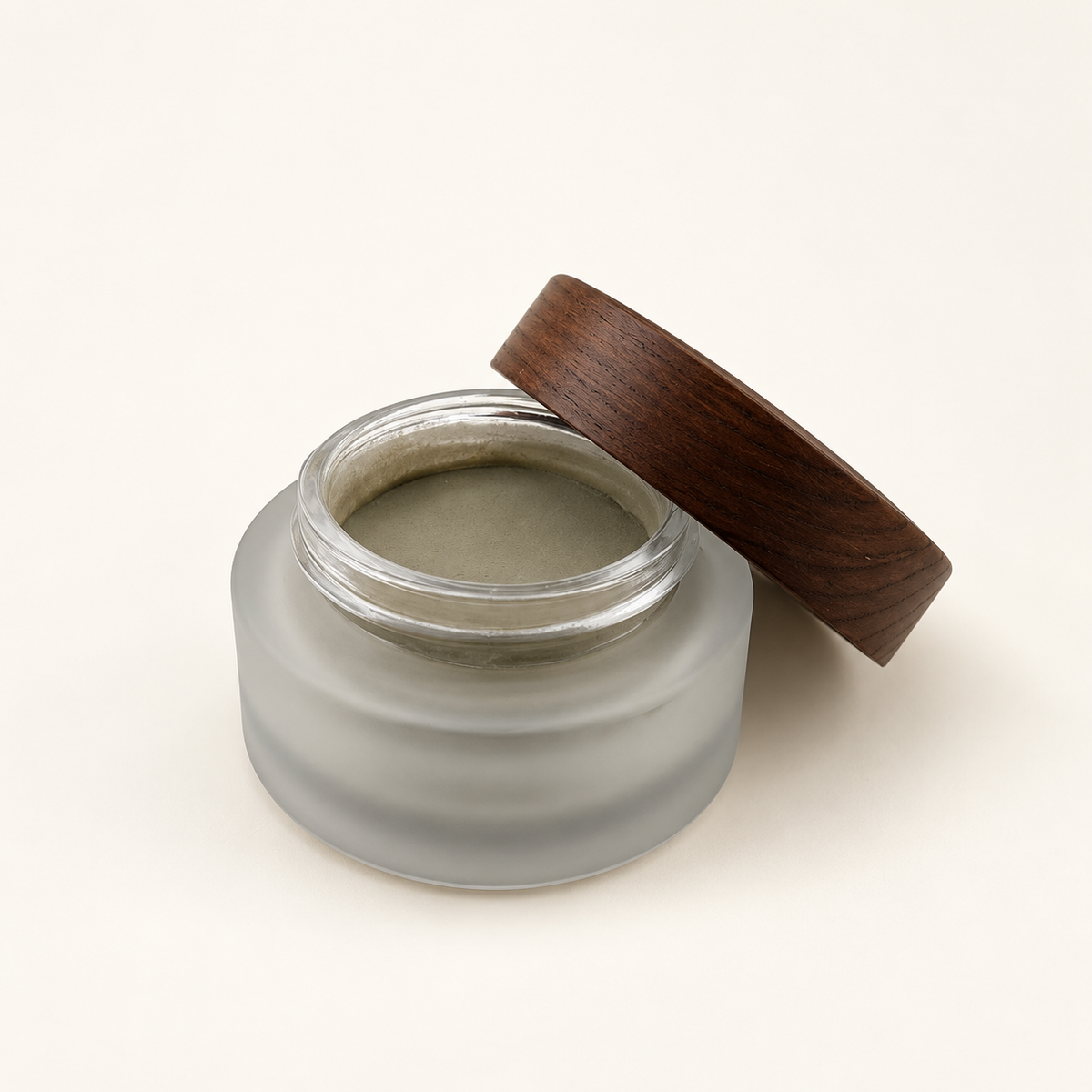 TWOTONE Midnight Fern Dip & Acrylic Powder — half-open jar showing powder
