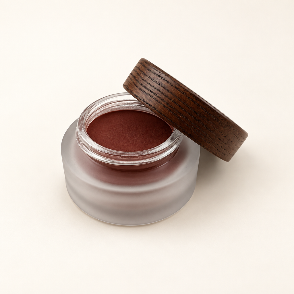 TWOTONE Velvet Truffle Dip & Acrylic Powder — half-open jar showing powder